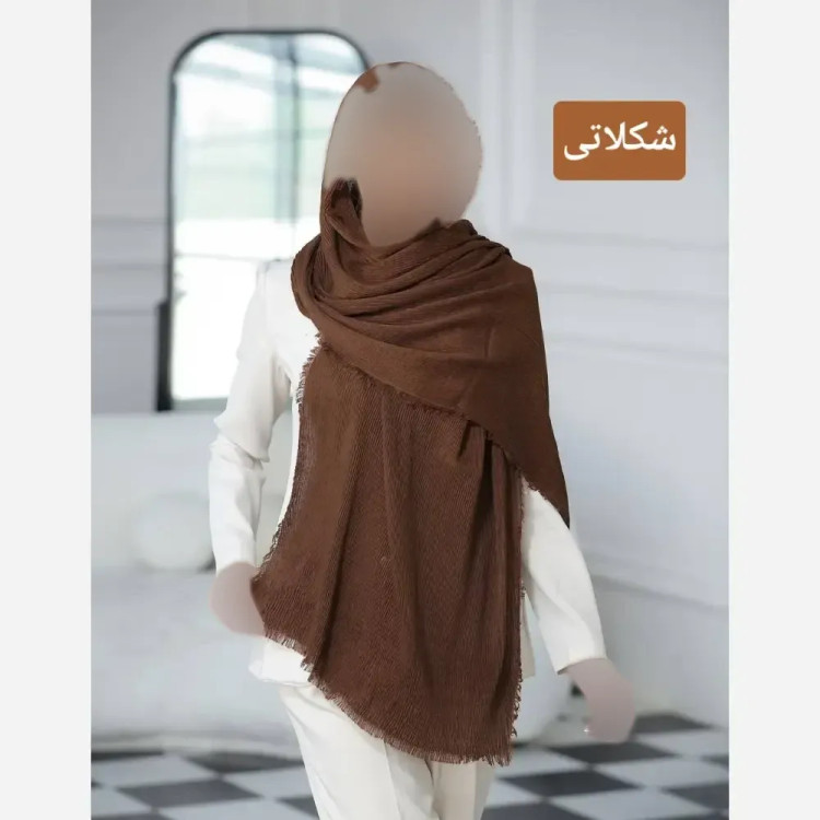شال نخی دورو برشکا قواره 200 در 75 سانت تابستانی