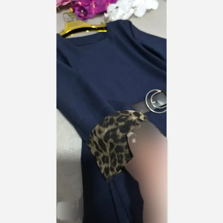 کفتان شکوفه زنانه جنس ینزی درجه یک فری سایز کمربنددار
