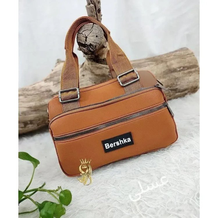 کیف دستی و دوشی چرم صنعتی خارجی مدل برشکا