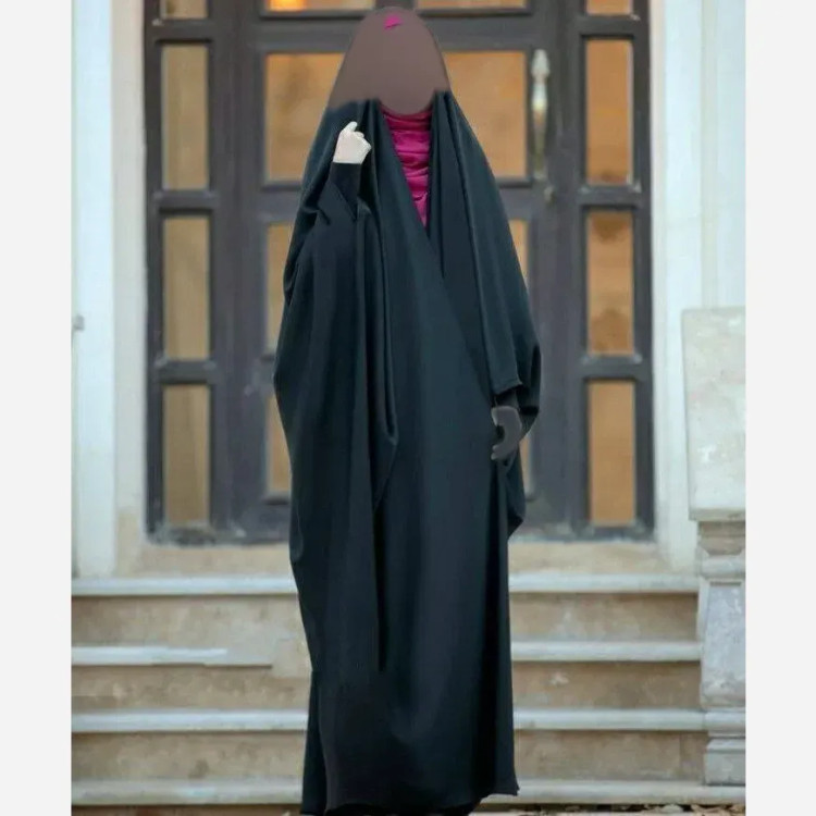 چادر جده عربی اصیل مشکی جنس کن کن ندا مروارید