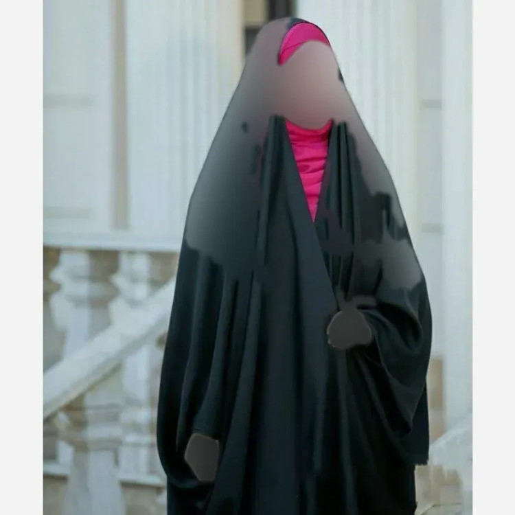 چادر جده عربی اصیل مشکی جنس کن کن ندا مروارید