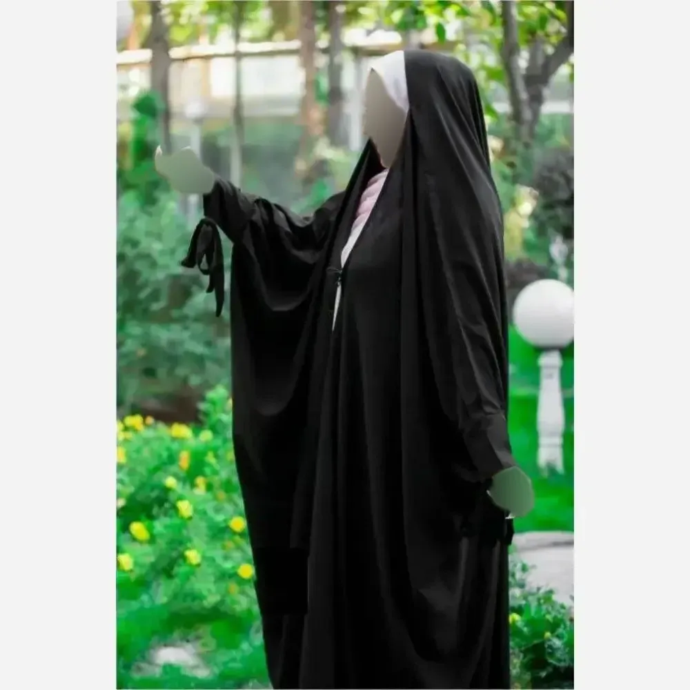 چادر جده پاپیونی سوپر ژرژت مشکی