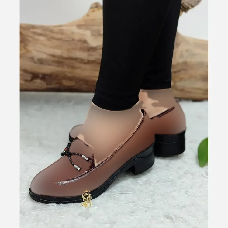 کفش طبی زنانه چرم مدل گانتی لبخند