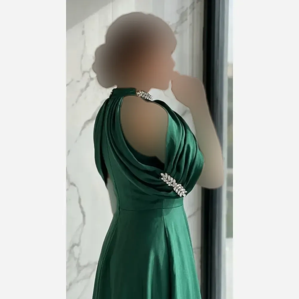 لباس مجلسی زنانه جنس مازاراتی اعلا قد 160 سنگدوزی شده