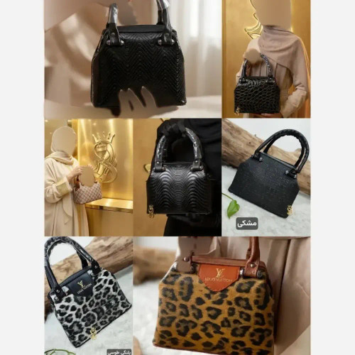 کیف مجلسی مدل صدف چرم صنعتی ابعاد 22 در 18 رنگ بندی متنوع