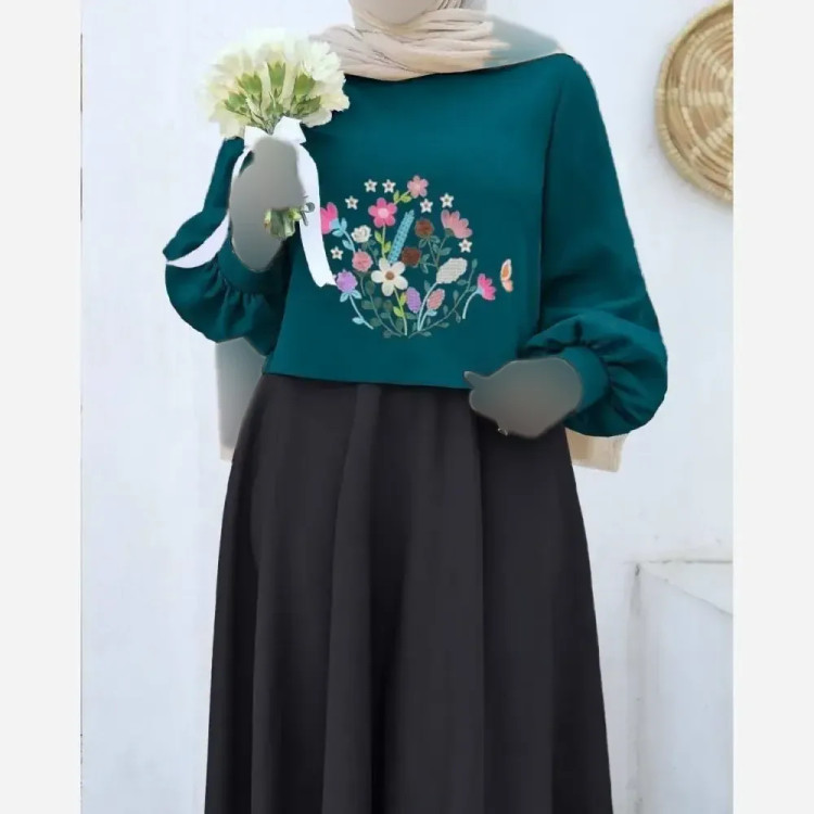 ست رویه و سارافون گلدوزی شده مازراتی فری سایز