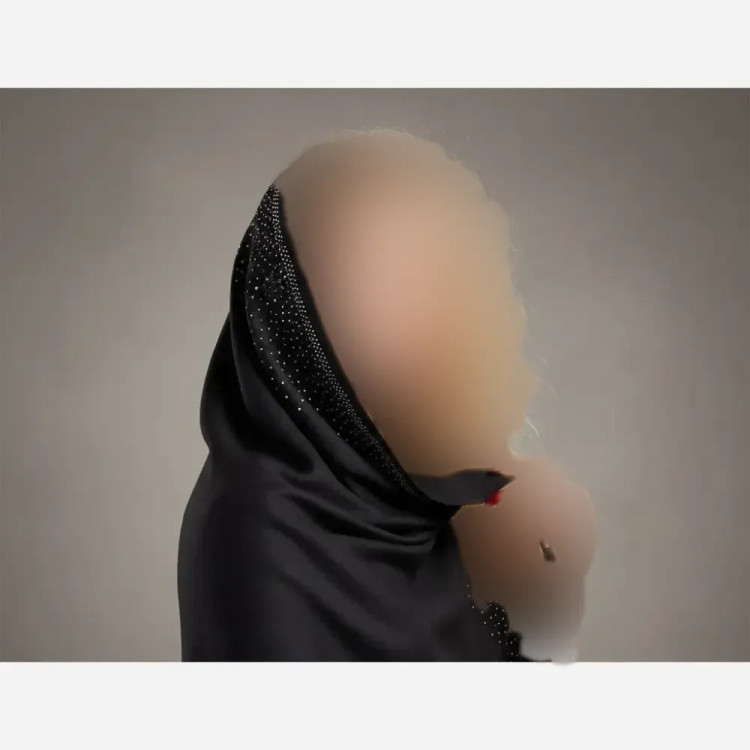 شال مجلسی نگینی شاین جنس کریستال تک سایز