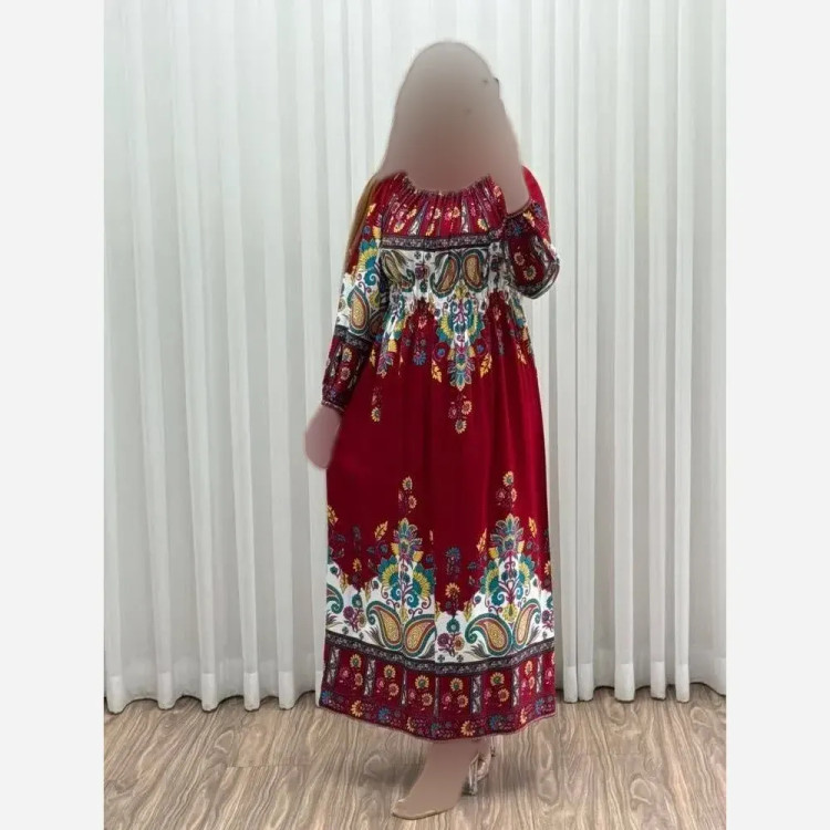 ساحلی نخی ترانه رنگ زرشکی فری سایز 38 تا 44