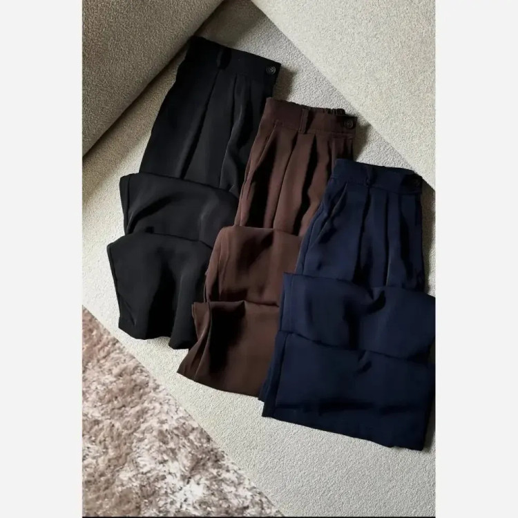 شلوار ریزشی زنانه مدل فول بگ مورگان درجه یک