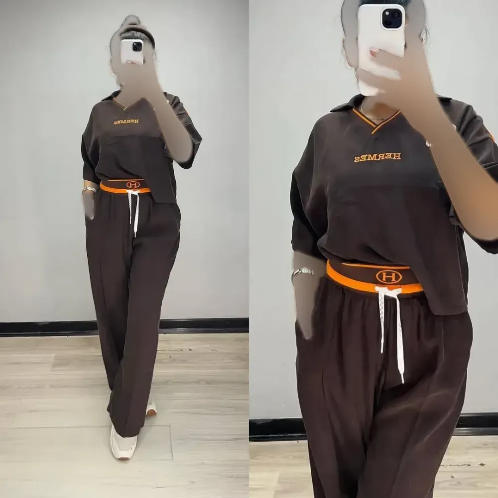 ست بلوز و شلوار زنانه طرح هرمس جنس اویشو فریسایز
