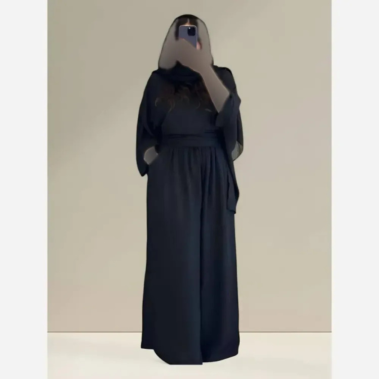ست شومیز و شلوار زنانه جنس شانتون فری سایز