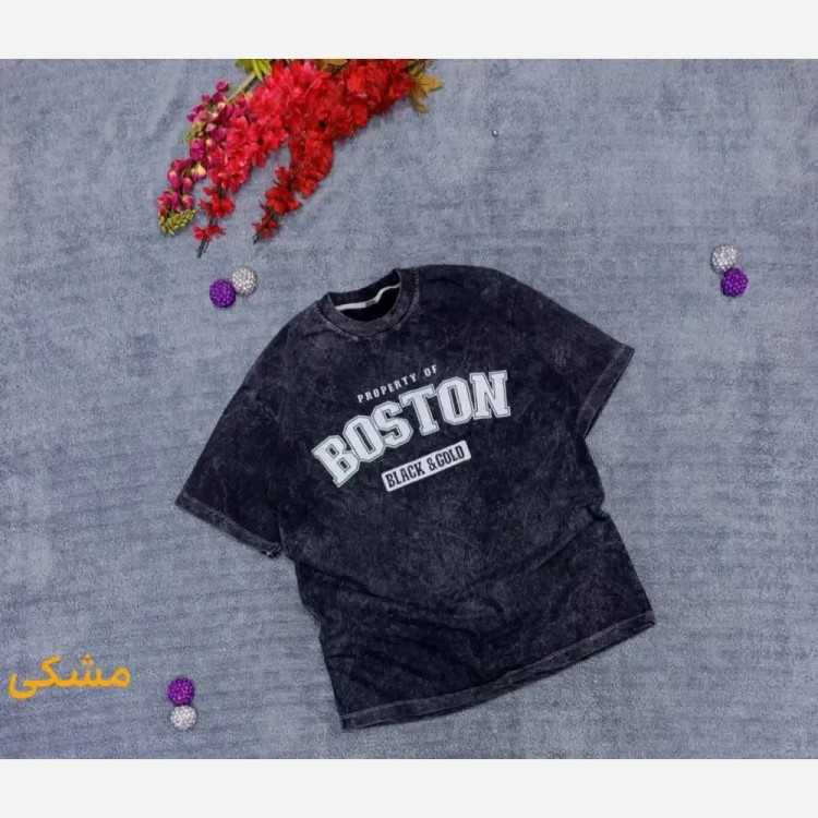 تیشرت سنگشور BOSTON کیفیت عالی قواره دار