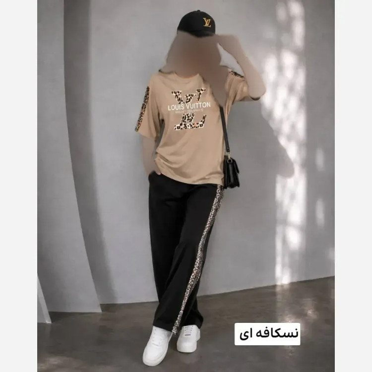 ست شاینا جنس پنبه گلکسی زنانه فری سایز