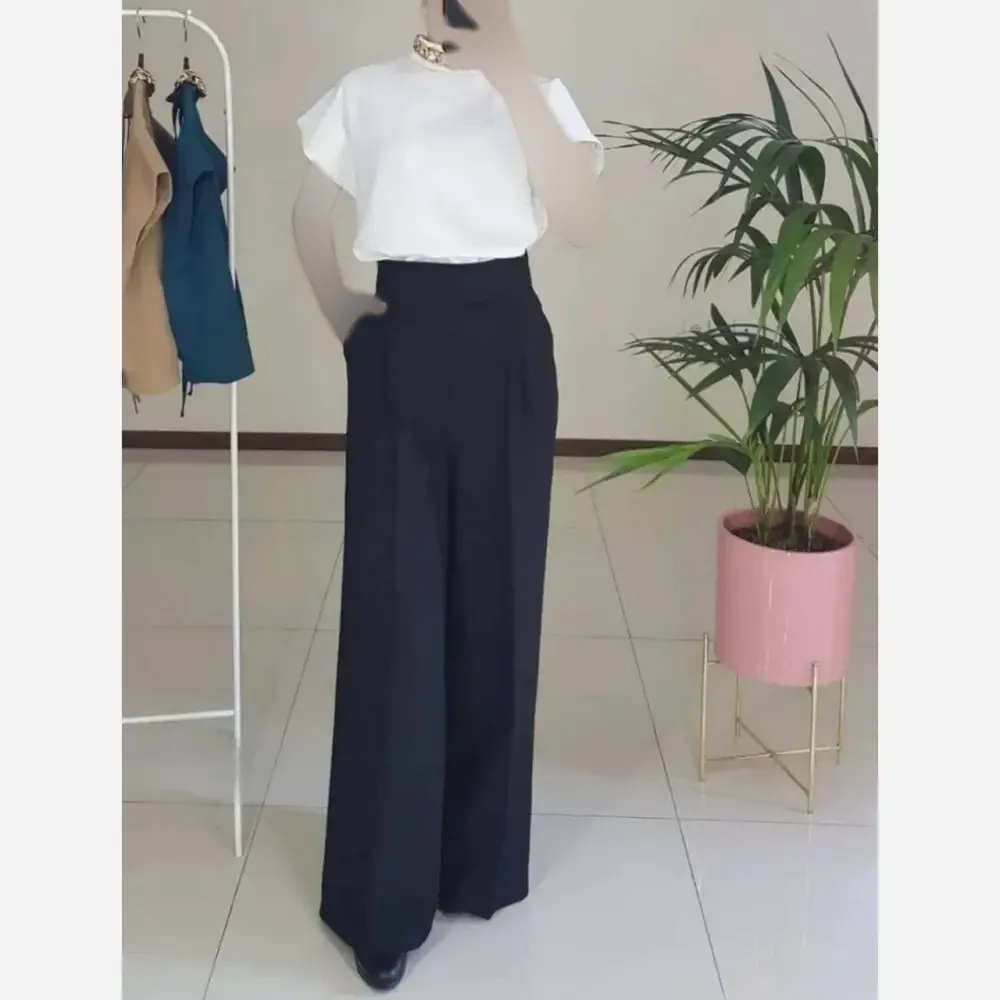 شلوار بگ مازراتی مشکی قد 100 سایز 42 تا 48