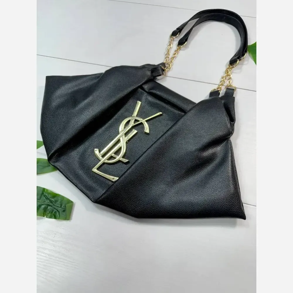 کیف یاشیل چرم طلایی سایز آزاد