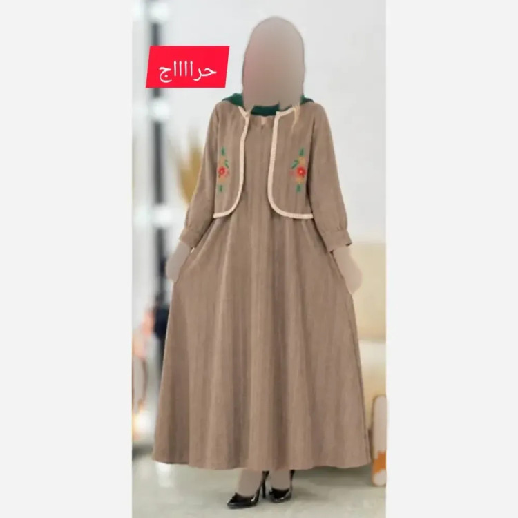 ست کت و سارافون زنانه ماهانا جنس شانتون حصیری کوکدوزی فری سایز 36 تا 46