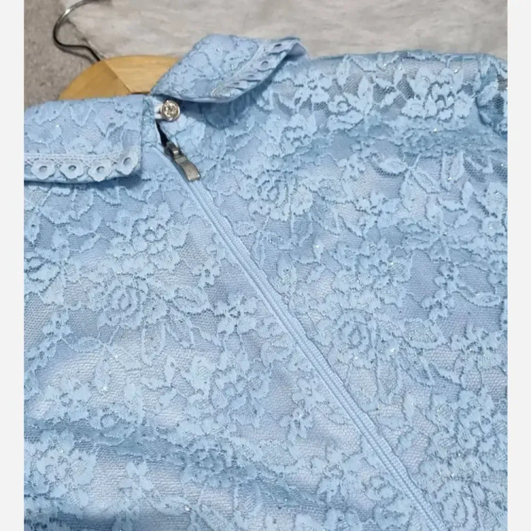 شومیز گیپور مجلسی آستردار زنانه مدل ژیلا