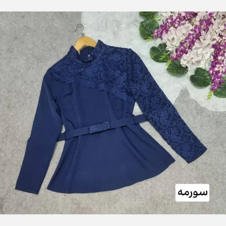 شومیز زنانه رونیکا مازراتی درجه یک مزون دوز در رنگبندی متنوع و سایزبندی کامل