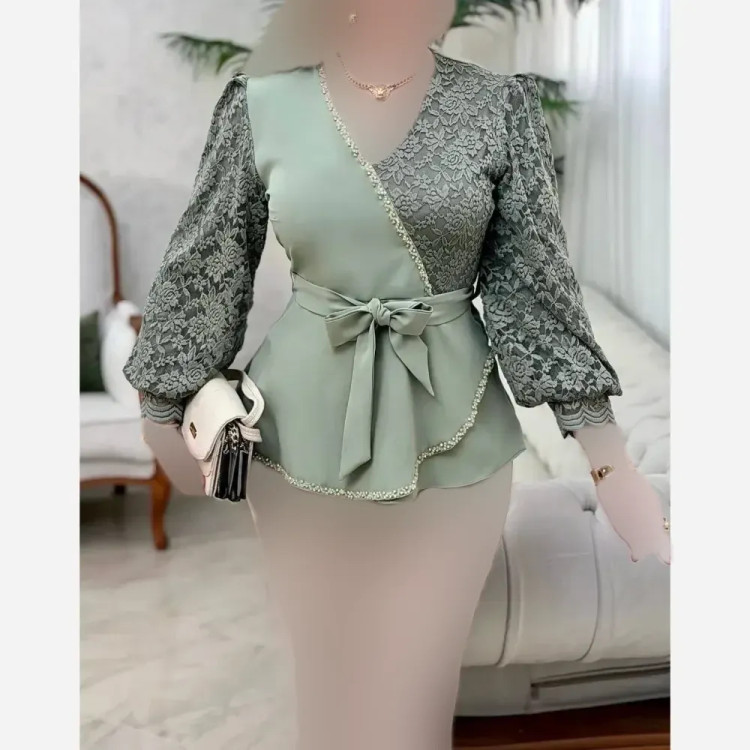 شومیز مازراتی و گیپور گلوریا مزون دوز رنگ بندی متنوع