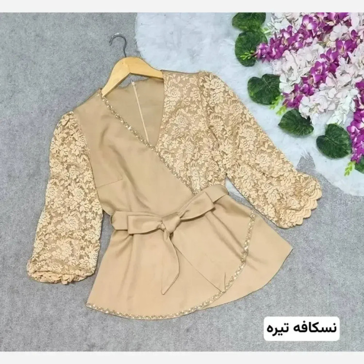 شومیز مازراتی و گیپور گلوریا مزون دوز رنگ بندی متنوع