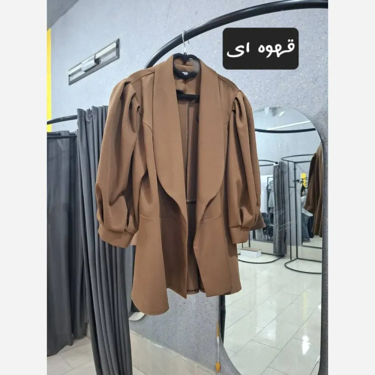 کت زنانه مازراتی کمربنددار رنگی سایزبندی