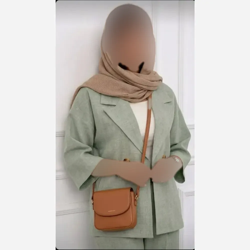 ست کت شلوار زنانه ایسان شانتون درجه یک فری سایز