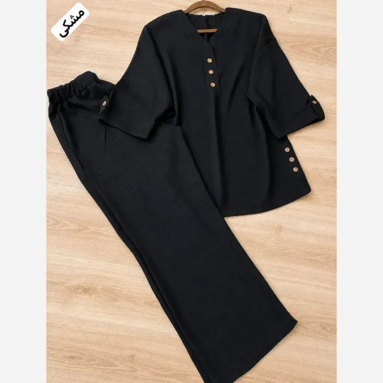 ست مانتو شلوار صوفیا پلاس ماهک فری سایز 36 تا 46
