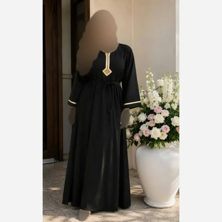 پیراهن طلا کوب زنانه نخ وارداتی فری سایز خنک و تابستانی