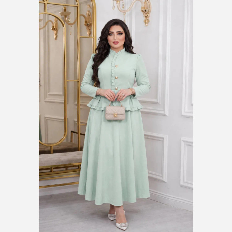 ست کت و دامن مازراتی زنانه مدل عروسک فری سایز تا 48