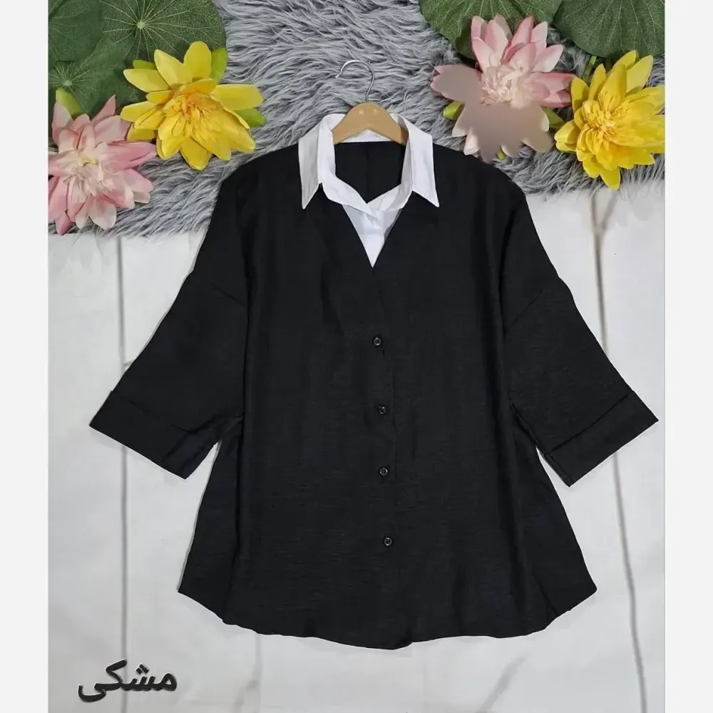 شومیز قواره دار دو پی اس شانتون فری سایز تا 50