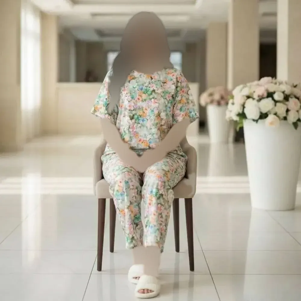 ست نگین دار نخی درجه یک فری سایز قواره دار