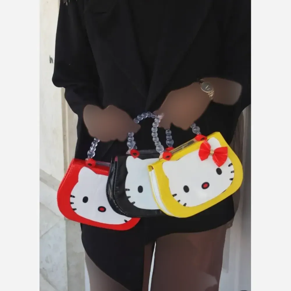 کیف بچگانه طرح چرم آستر خارجی رنگ قرمز مشکی زرد سایز 30