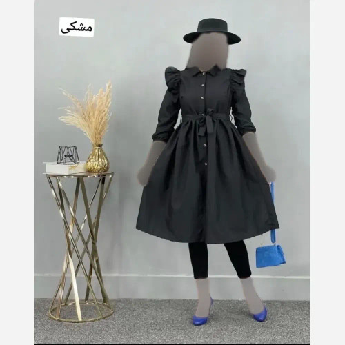 مانتو عروسکی بلند جنس میکرو و تترون قد 110 فری سایز