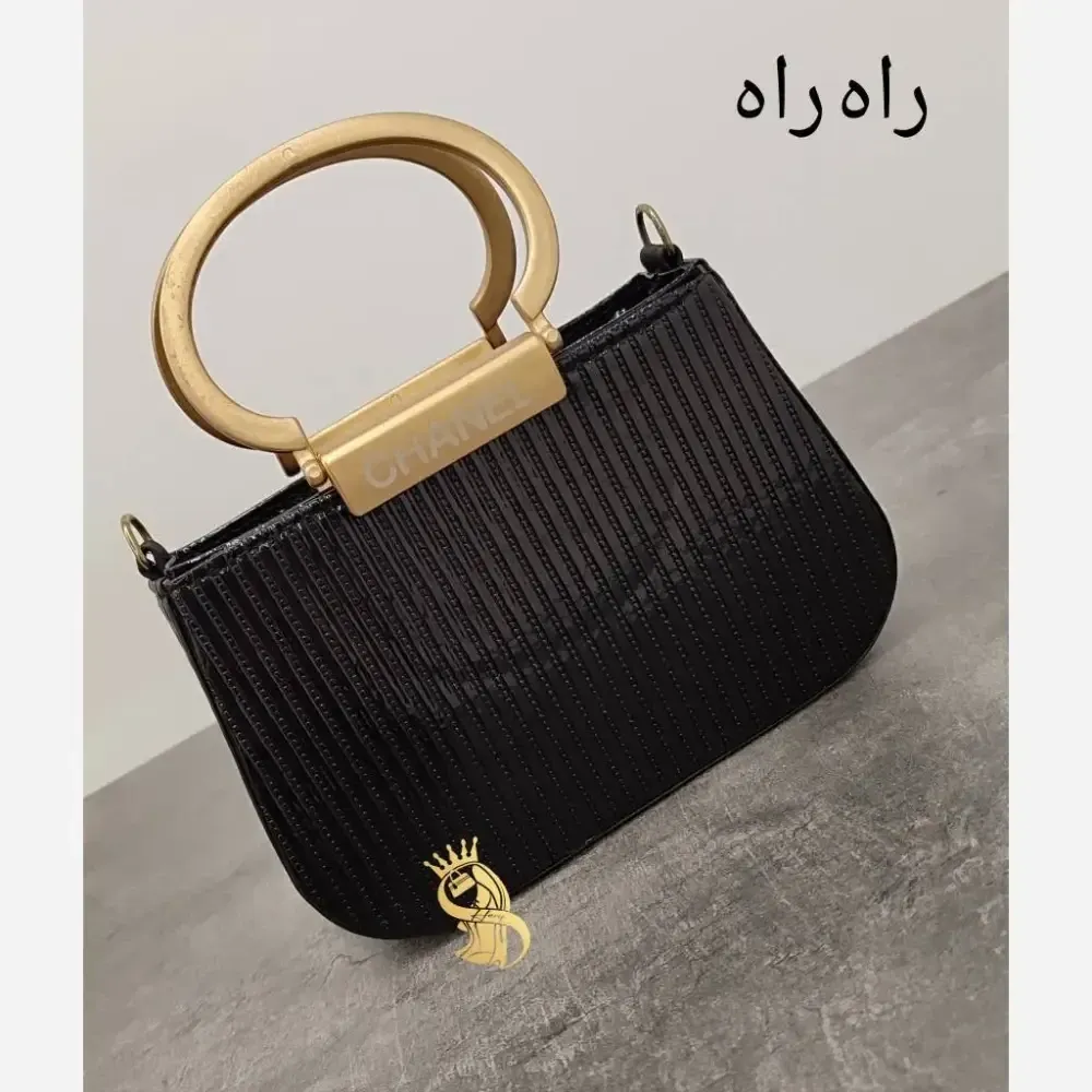 کیف مجلسی زنانه استرج نگینی ابعاد 19 در 13 رنگ بندی متنوع