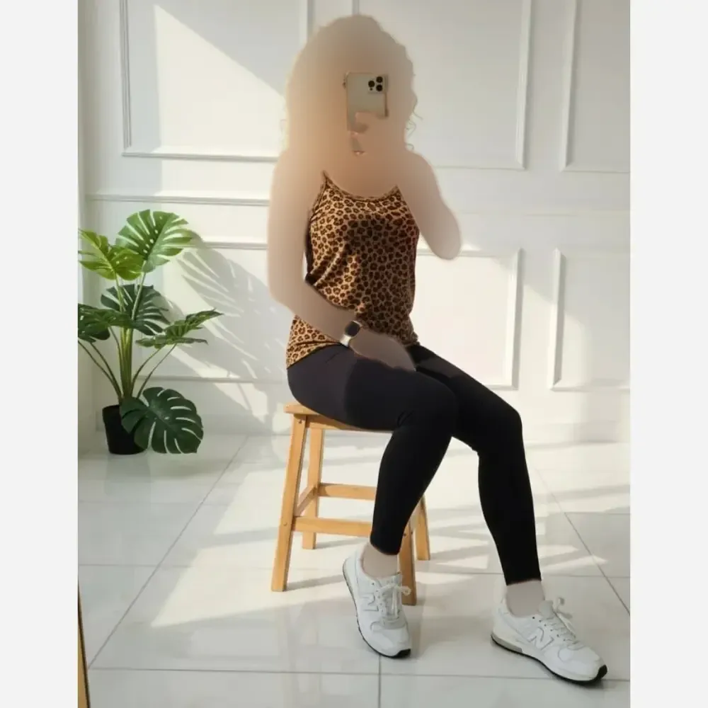 تاپ پلنگی زنانه جنس فانریپ کبریتی تیپ لاکرا فری سایز