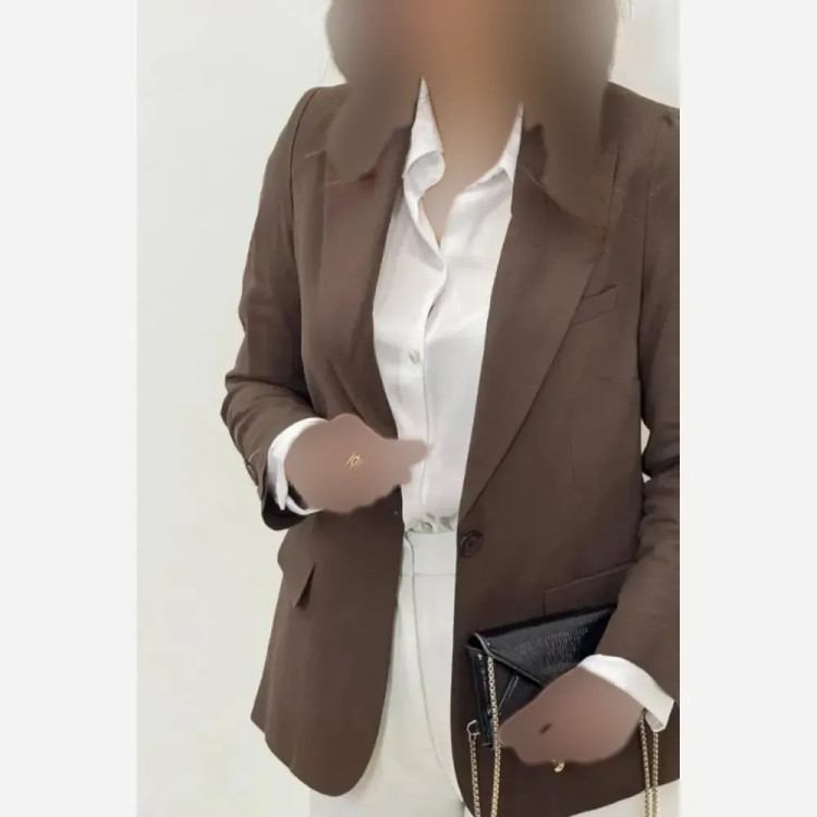 کت تک زنانه مدل پاپیون جنس مازراتی درجه یک