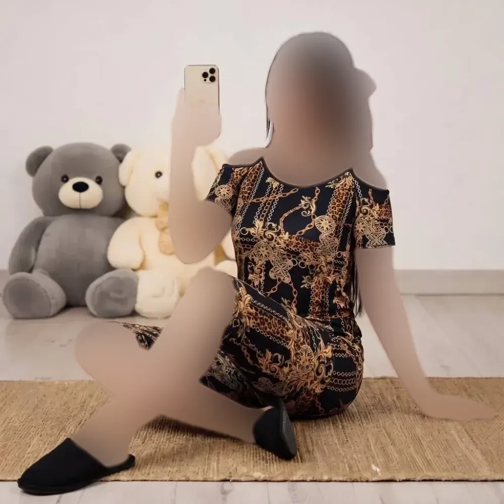 تاپ و شلوارک تینا فلامنت لطیف کشی فری سایز زنانه