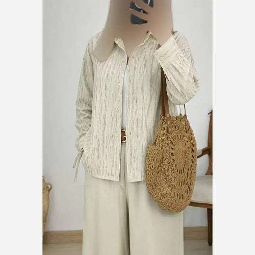 شومیز بغل بند دابل کریشه فری سایز 36 تا 46