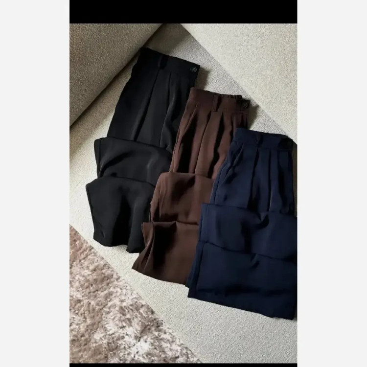 شلوار ریزشی فول بگ مرگان درجه یک قد 110