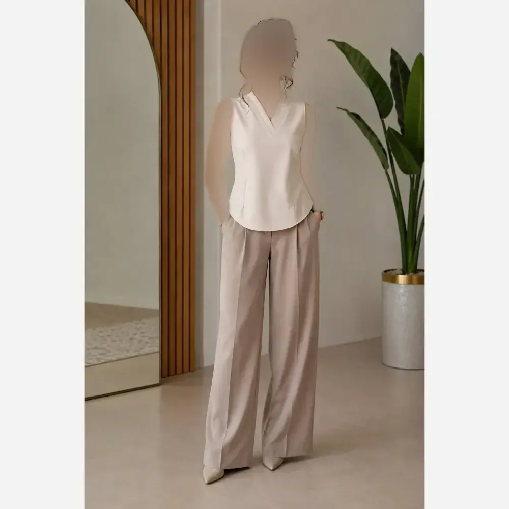 تاپ مجلسی زنانه یقه هفت الیزه درجه یک سایز 1 تا 3 رنگ مشکی و کرم