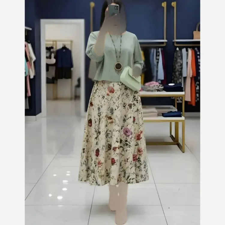 سارافن و شومیز یکتا شانتون حریر فری38_46 رنگبندی متنوع