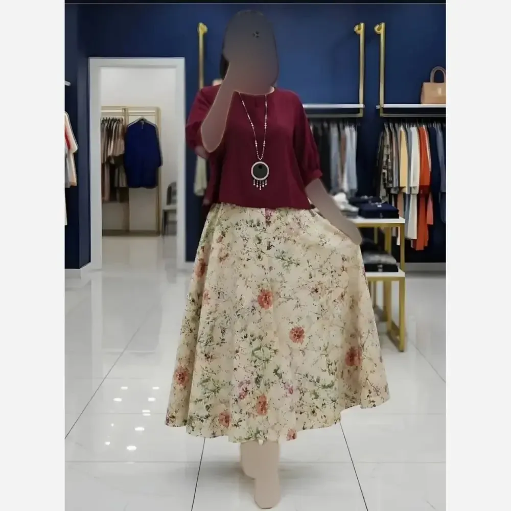 سارافن و شومیز یکتا شانتون حریر فری38_46 رنگبندی متنوع