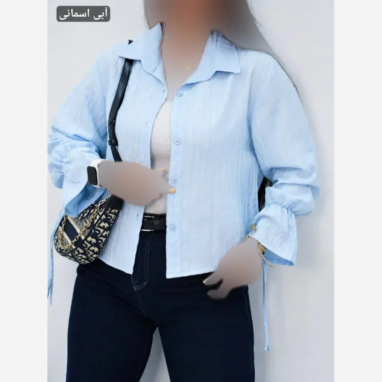 شومیز مانتویی امیلی تمام نخ درجه یک فری سایز