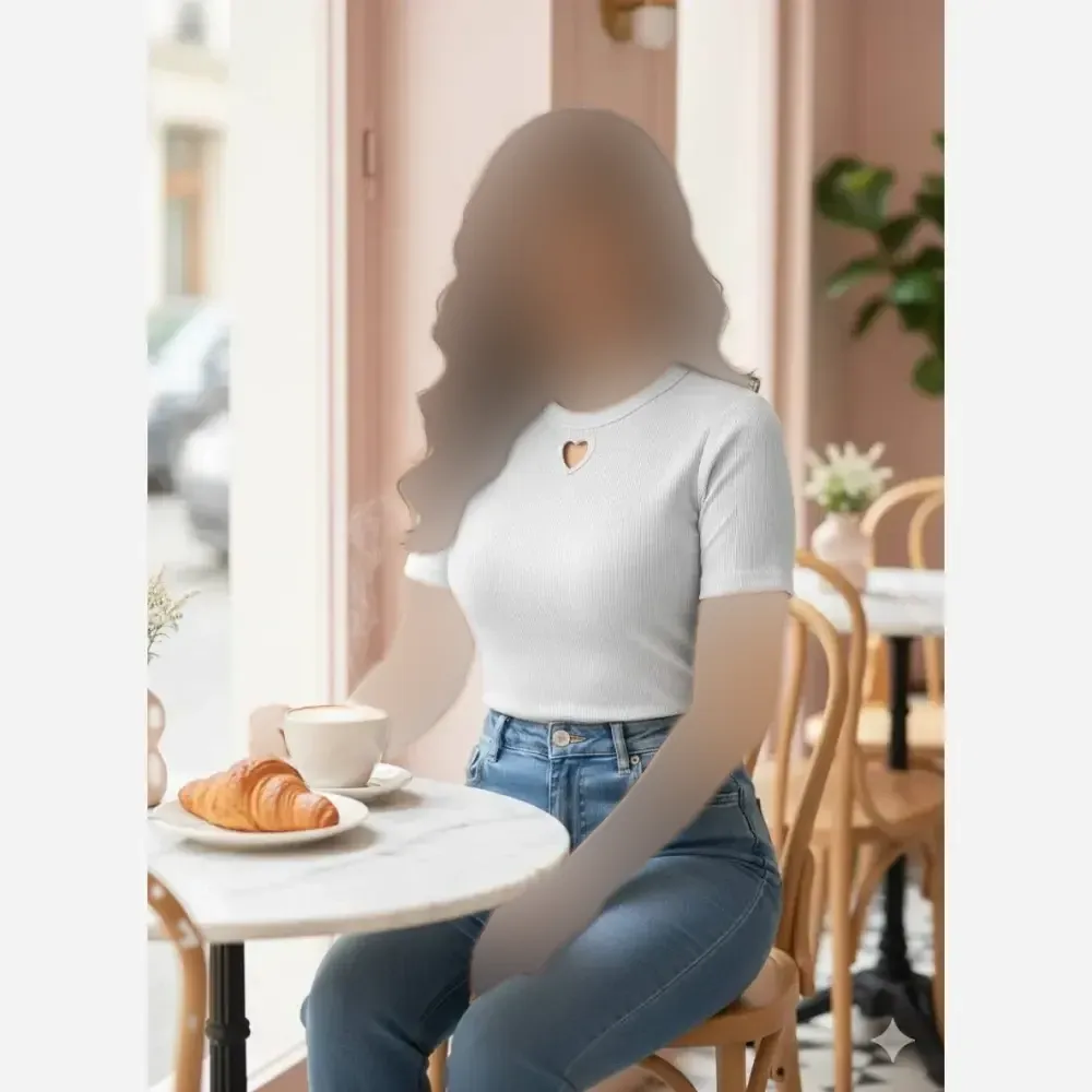 کراپ تیشرت قلبی فانریپ کبریتی فری سایز