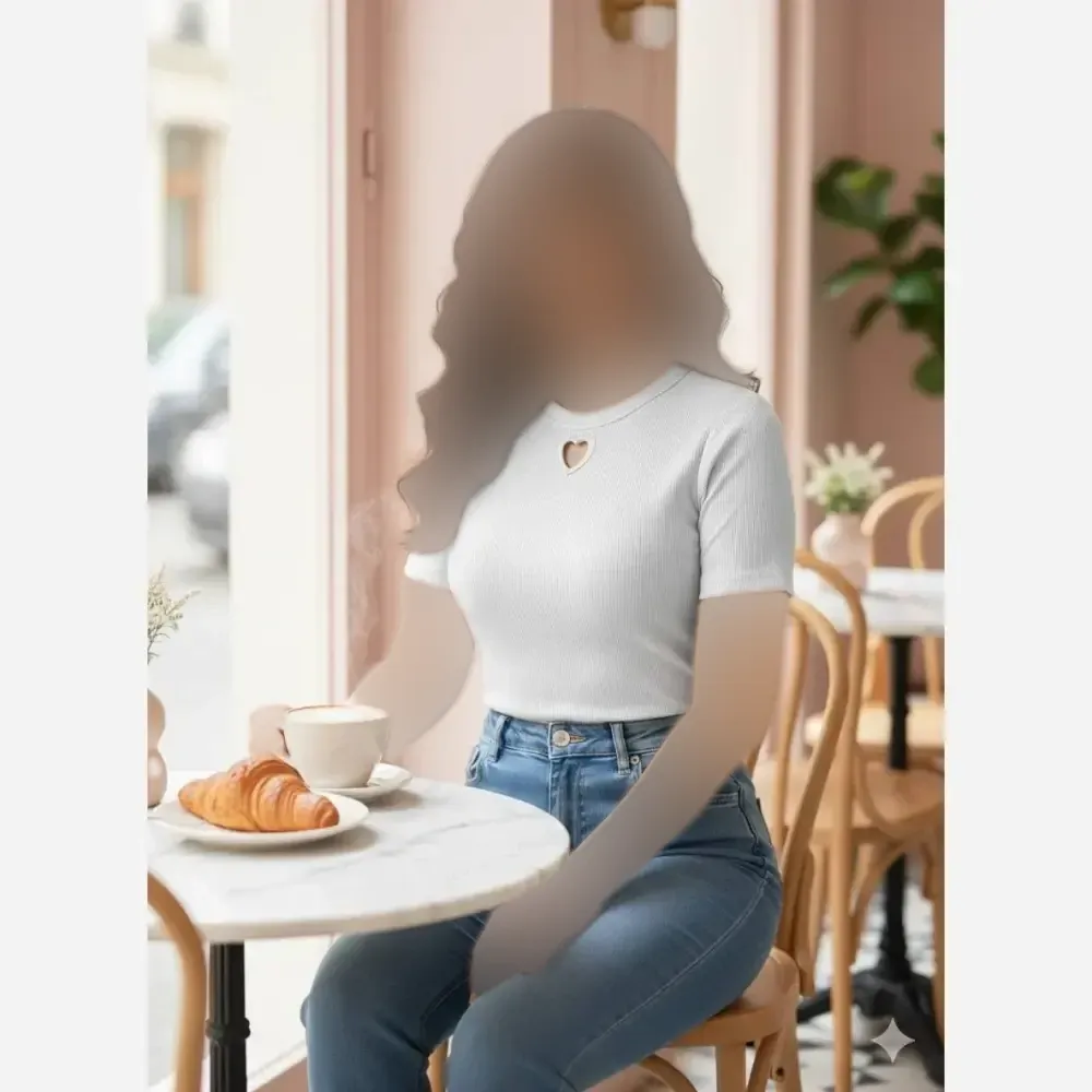 کراپ تیشرت قلبی فانریپ کبریتی فری سایز