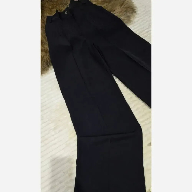شلوار بگ زنانه جنس کرپ مورگان درجه یک سایز L تا 3XL رنگ بندی متنوع