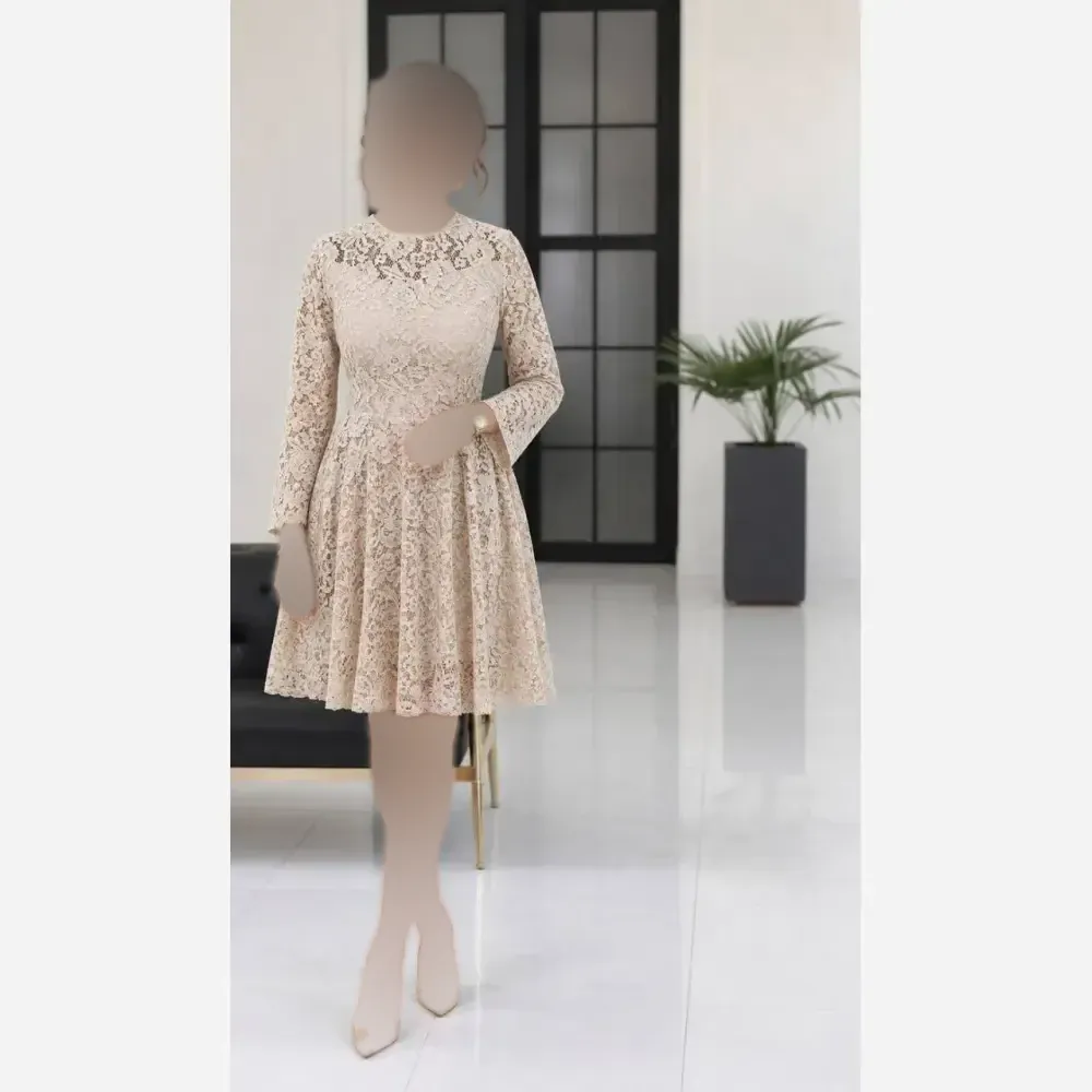 ست عروسکی دانتل کره برجسته مدل ستین