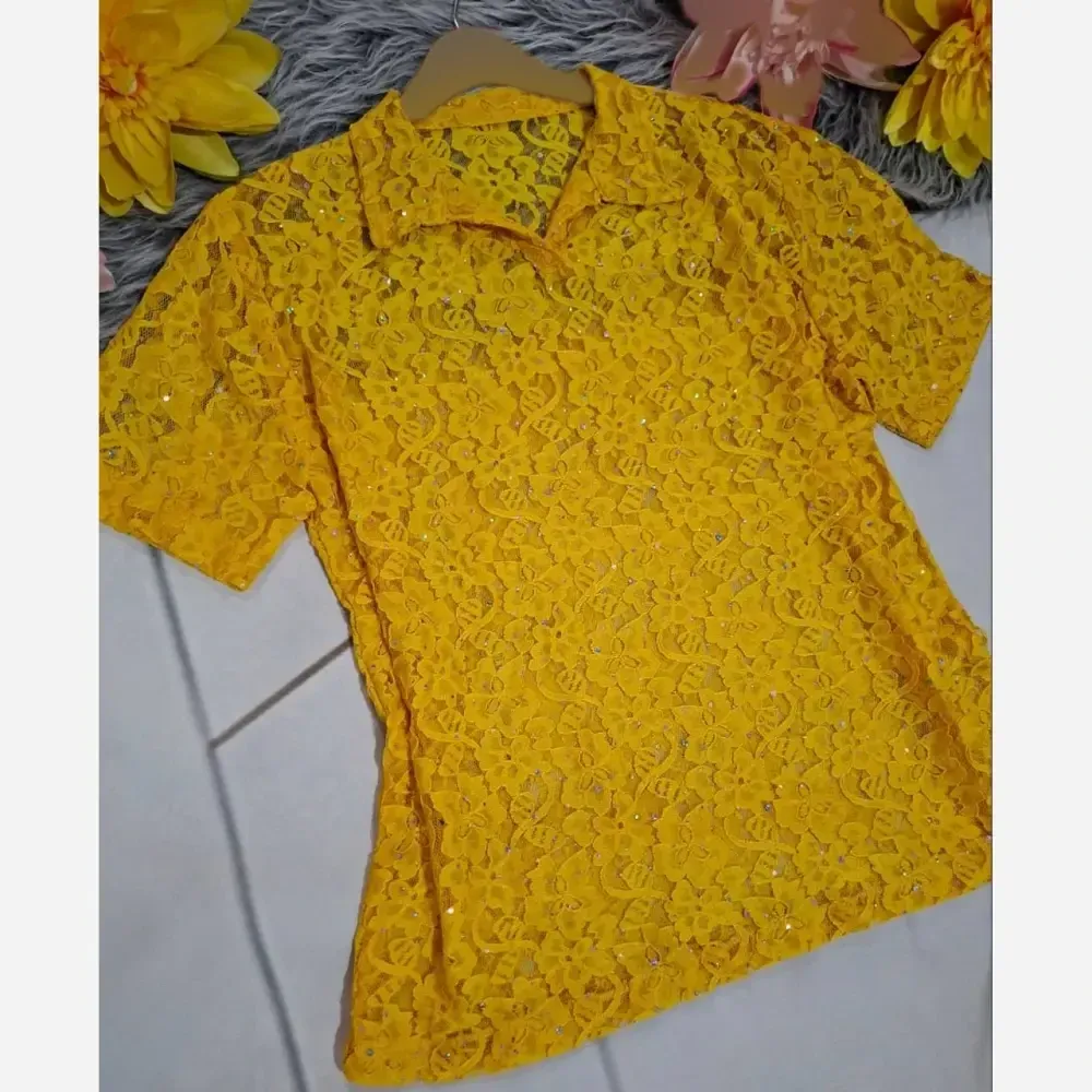 پلوشرت پولکی زنانه تابستانی فری سایز گیپور شیشه ای رنگی