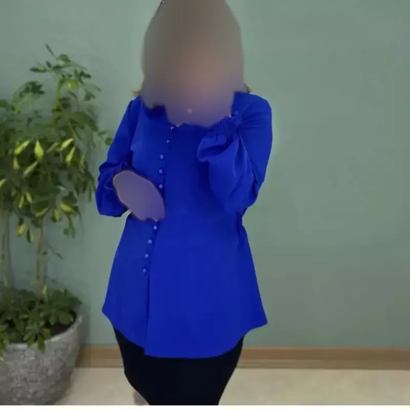 شومیز زنانه قواره دار جنس کریستال و کرپ حریر سایز 38 تا 52