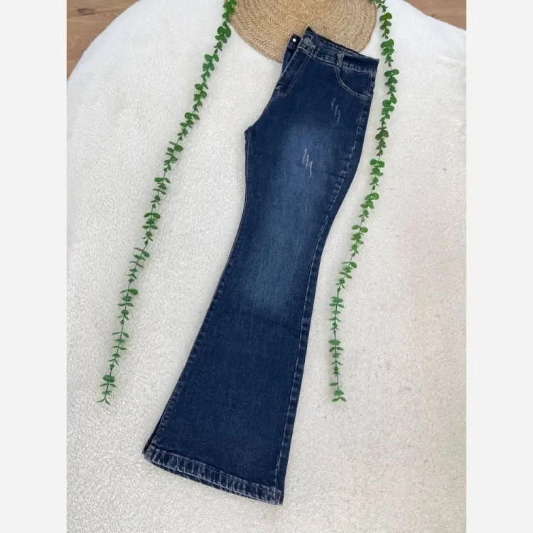 شلوار جین بوتکات زنانه جین ترک رنگ مشکی و آبی و سورمه ای و ذغالی سایز 36 تا 48